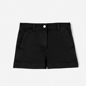 Everlane The cotton twill short in black